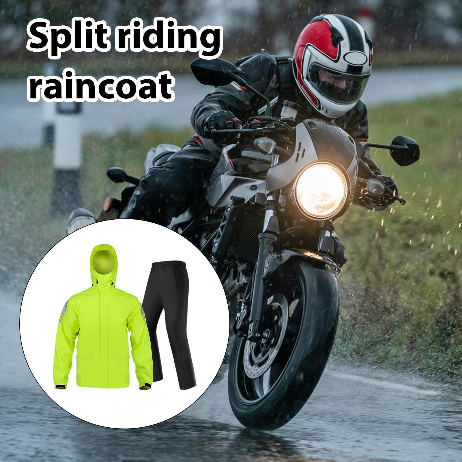 Motorcycle Gear Mens - Wodoodporne kombinezony przeciwdeszczowe dla mężczyzn Oddychające