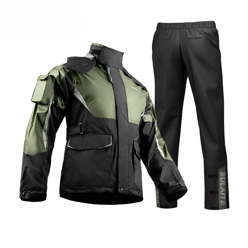 Motorcycle Gear Mens - Mężczyźni kobiety wodoodporny motocyklista płaszcz przeciwdeszczowy