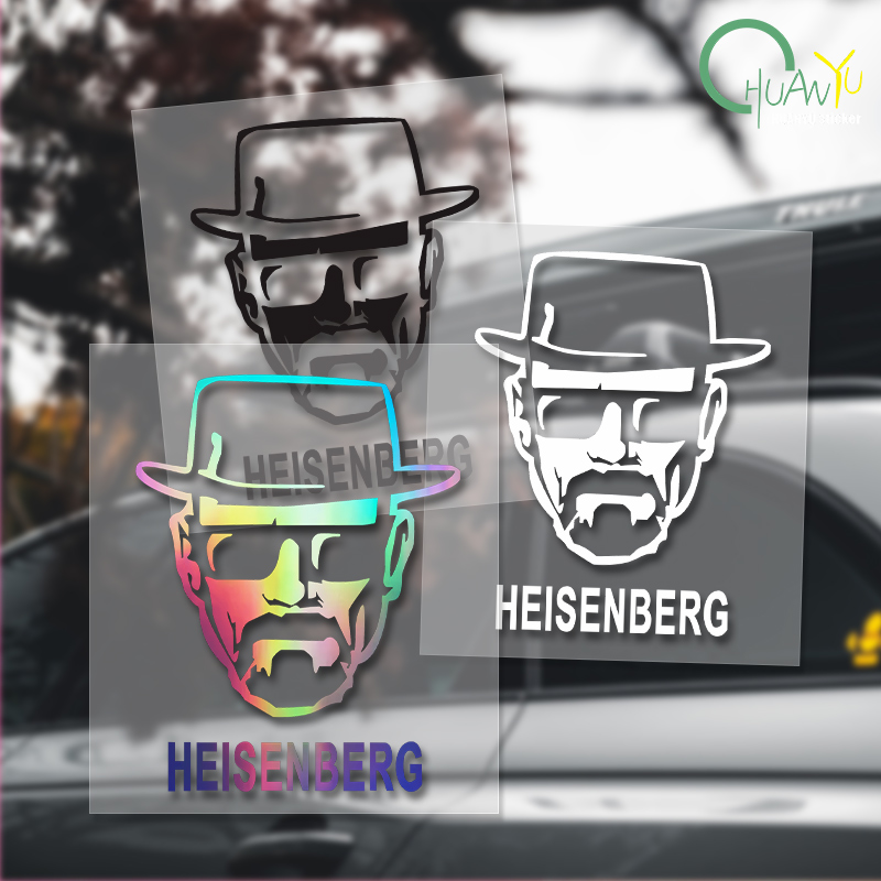Motorcycle Gear Equipment - HEISENBERG Kreatywny tekstowy wzór Naklejka Okno