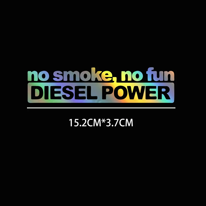 Motorcycle Gear Equipment - 15.2X3.7CM Naklejki samochodowe NO SMOKE NO