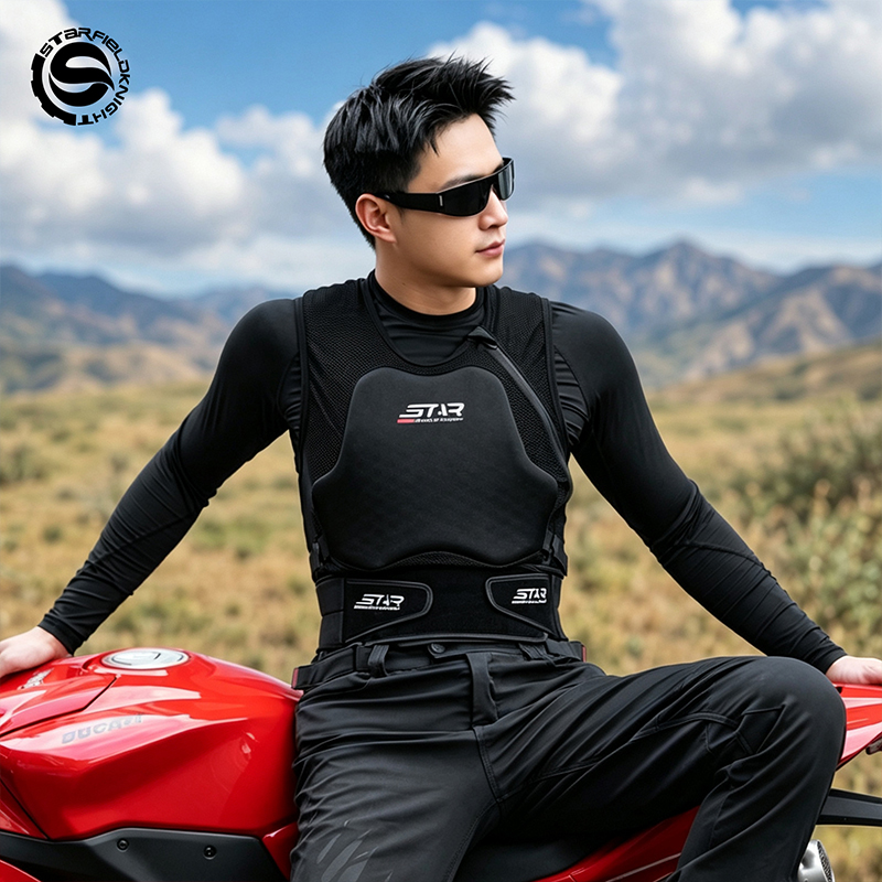 Quality Motorcycle Gear - Kamizelka motocyklowa SFK z miękką ochroną