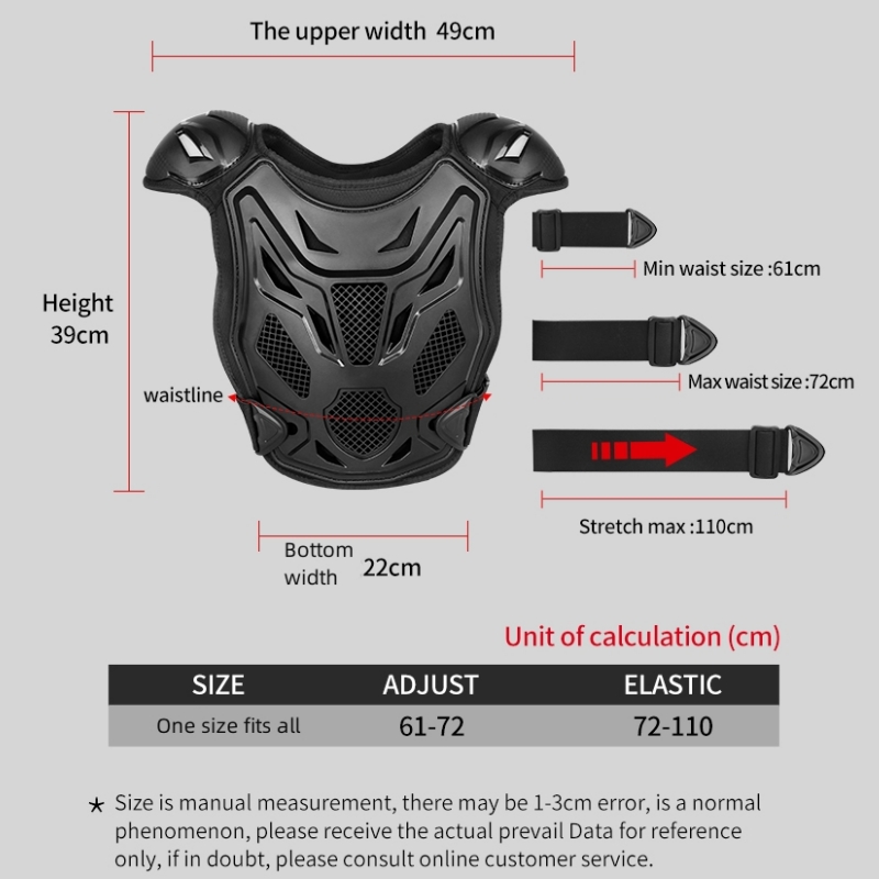 Dziecięca zbroja motocyklowa d – Chest Protector Armor recenzja i cena
