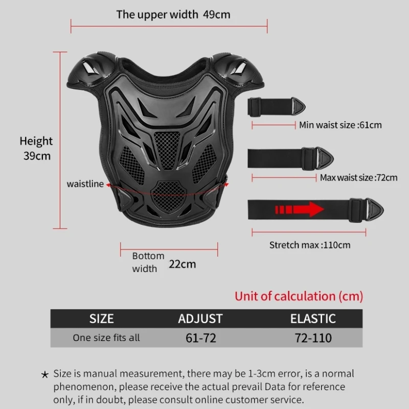Dziecięce ochraniacze na motoc – Chest Protector Armor recenzja i cena