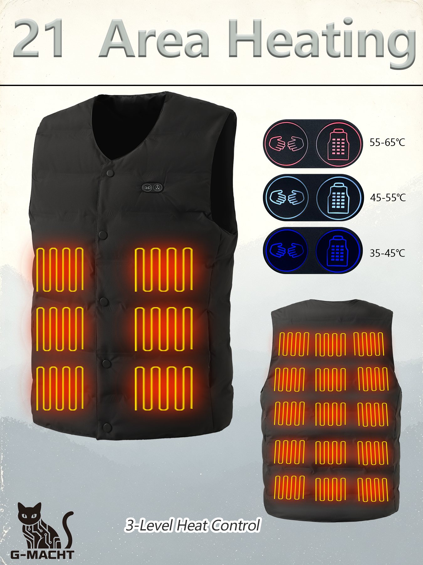 Zimowa kamizelka grzewcza z 21 – Motorcycle Gear Zone recenzja i cena